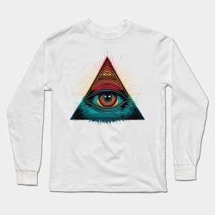 Illuminati Eye Long Sleeve T-Shirt